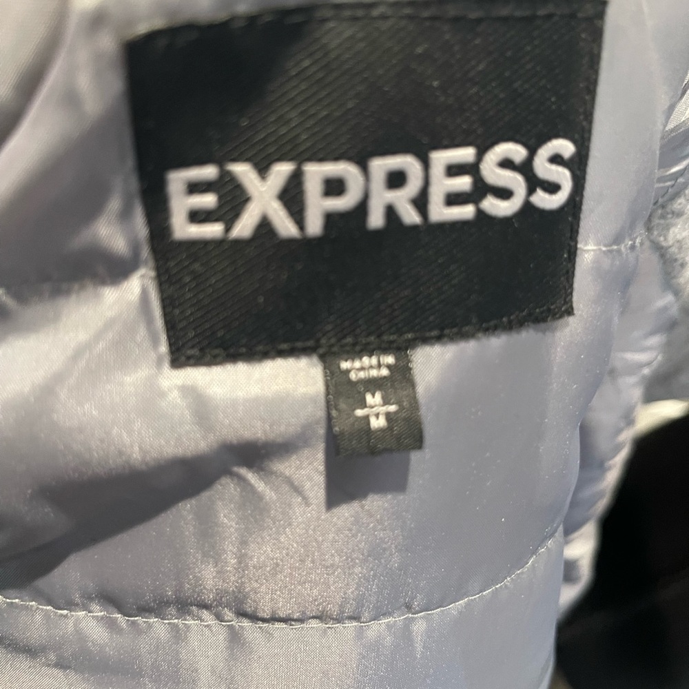 Express Gray Winter Jacket Size Medium - image 3